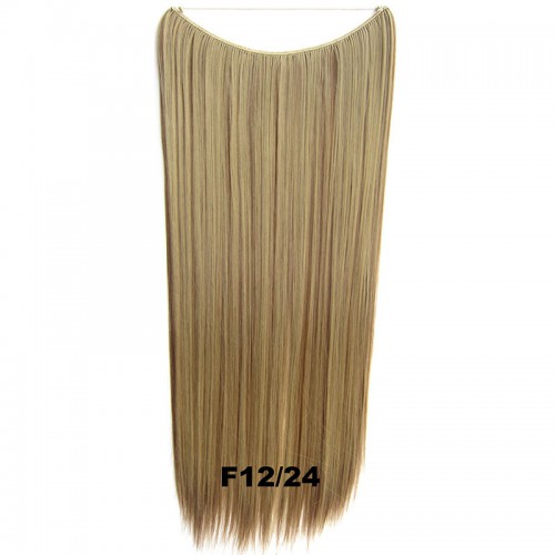 Prodlužování vlasů a účesy - Flip in vlasy - 60 cm dlouhý pás vlasů - odstín F12/24