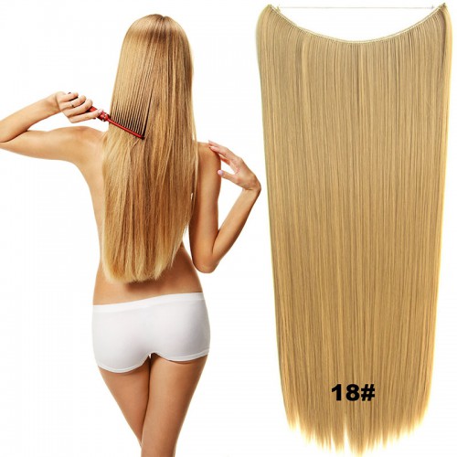 Prodlužování vlasů a účesy - Flip in vlasy - 60 cm dlouhý pás vlasů - odstín 18