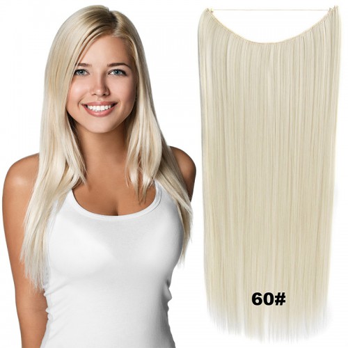 Prodlužování vlasů a účesy - Flip in vlasy - 60 cm dlouhý pás vlasů - odstín 60
