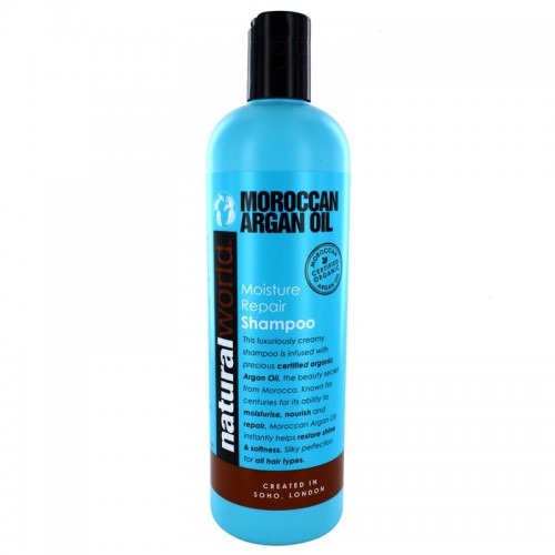 Kosmetika a zdraví - Natural World Argan Oil šampon, 500 ml