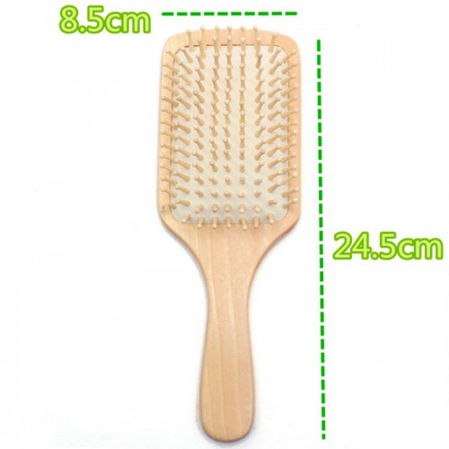 Prodlužování vlasů a účesy - Masážní kartáč na vlasy s bambusovými hroty