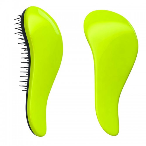Prodlužování vlasů a účesy - Dtangler rozčesávací kartáč na vlasy - Green