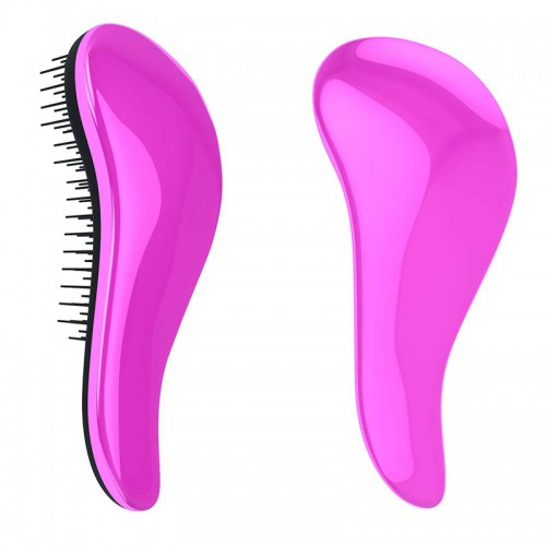 Prodlužování vlasů a účesy - Dtangler rozčesávací kartáč na vlasy - Metalic Pink