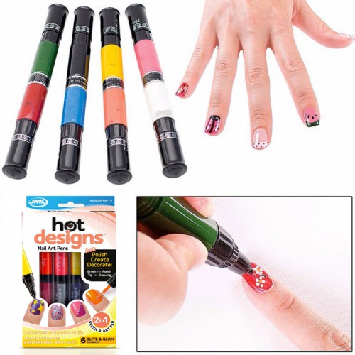 Krása - Pera pro zdobení nehtů - Hot Designs
