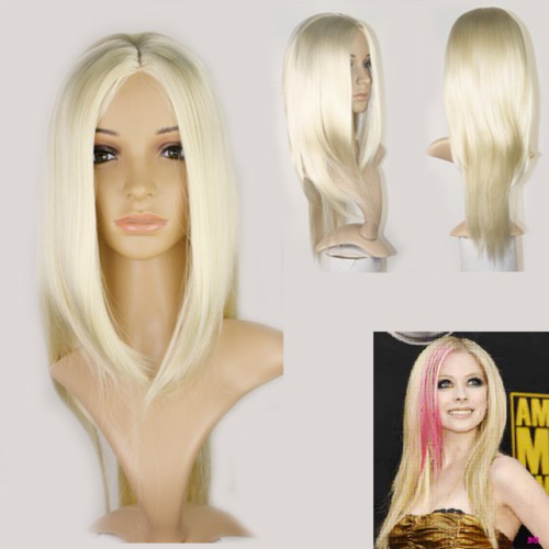 Prodlužování vlasů a účesy - Paruka Catherine blond - 60 cm - GS2214