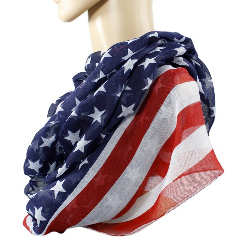 Dámská móda a doplňky - Šátek - šál - tunel americká vlajka