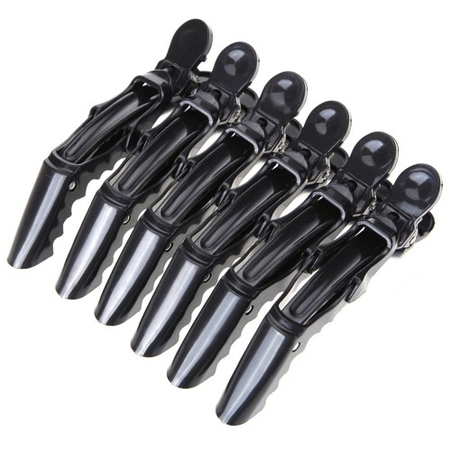 Prodlužování vlasů a účesy - Kadeřnická spona na vlasy CROCODILE HAIR CLIP 11 cm