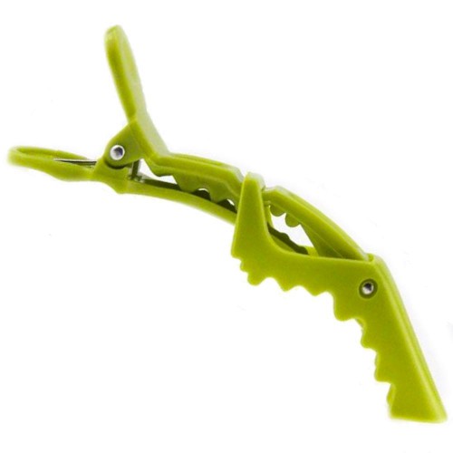 Prodlužování vlasů a účesy - Kadeřnická spona na vlasy CROCODILE HAIR CLIP 11 cm
