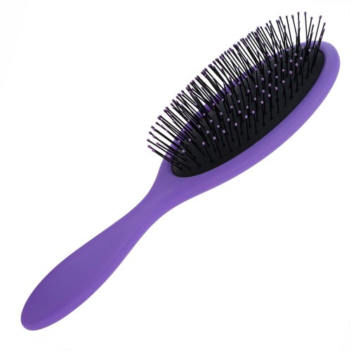 Prodlužování vlasů a účesy - Vlasový kartáč Magic - fialový