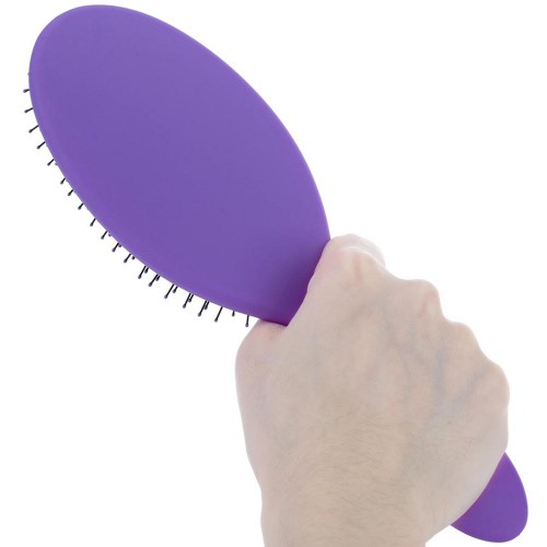 Prodlužování vlasů a účesy - Vlasový kartáč Magic - fialový