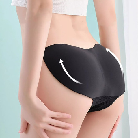 Push up tvarovací G - string kalhotky - černé