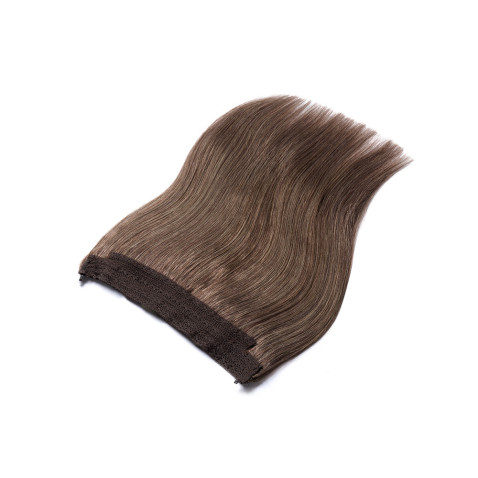 Flip in vlasy Premium 50 cm/ 90g - světle hnědá