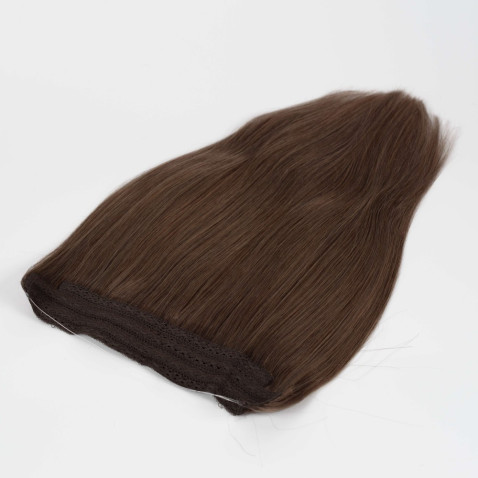 Flip in vlasy Premium 40 cm/ 80g - světle  hnědá