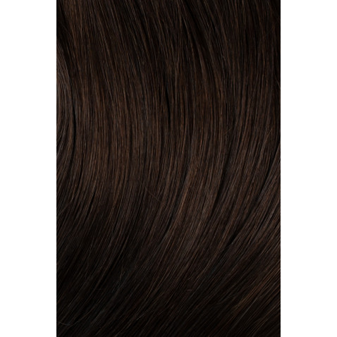 Clip in 9 - dílná sada STŘEDNĚ  HNĚDÁ 40 cm, 120 g