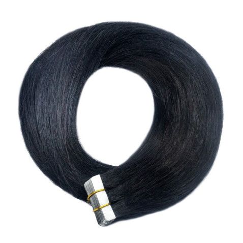 TAPE IN vlasy Premium 45 cm - černá