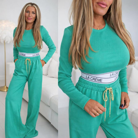 Dámský komplet LA CRÉMA zelená