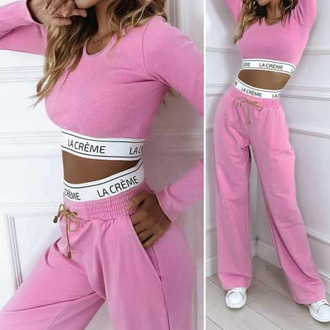 Dámský komplet LA CRÉMA růžová
