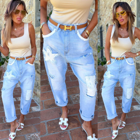 Dámské baggy jeans Hvězda