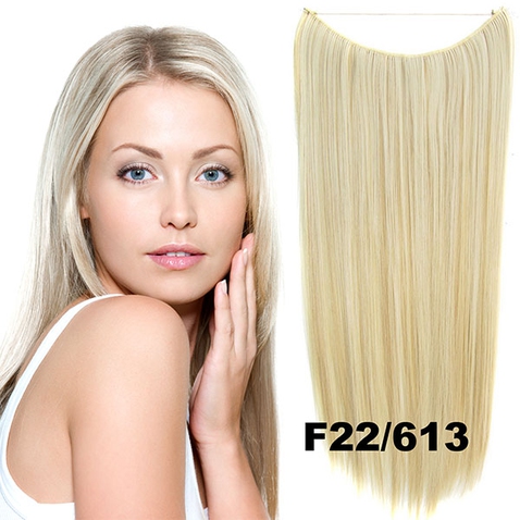 Flip in vlasy - 55 cm dlouhý pás vlasů - odstín F22/613