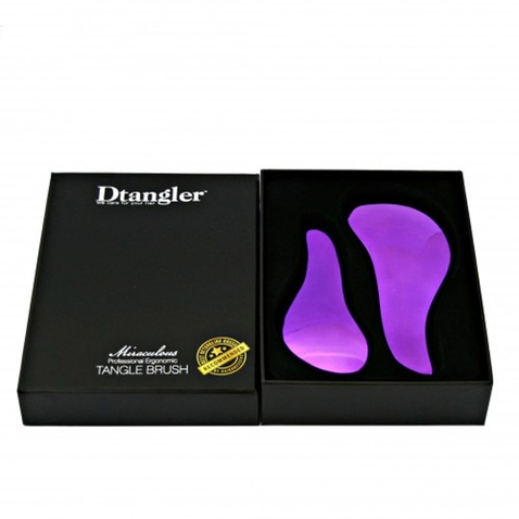 Dtangler set kartáčů na vlasy Miraculous Purple