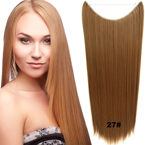 Flip in vlasy - 60 cm dlouhý pás vlasů - odstín 27